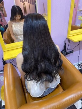 どぅ～す 梅田店 【ちび編み】エクステ＆カラー