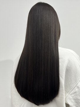 オリンテ バイ レシッド 表参道(orente by rcid) ダークグレージュ つやつやロングヘア