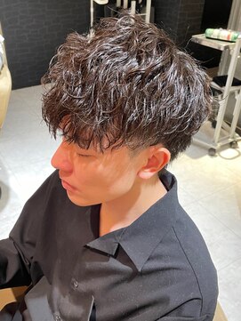 カインド 南青山(hair&make up KIND) 波巻きパーマメンズパーマニュアンスサーフ【外苑前KIND南青山】