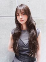 アイティーバイアルバム 下北沢店(IT by ALBUM)&nbsp;ロンググレージュ暗めカラー韓国ヘア顔周りレイヤー_F1098