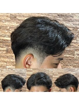 ヘアモード キクチ 銀座店 ツーブロフェードパーマ