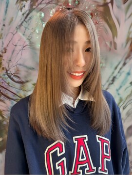 プライズ 錦糸町北口店(prize) ブリーチ/ミルクティーベージュ/レイヤー【錦糸町北口】anri