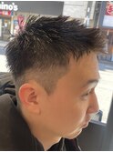 動きを仕込んだメンズベリーショート【南林間】