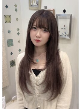 ラピス 池袋(Lapis) エクステで作るレイヤー/髪質改善/ブリーチ/シールエクステ