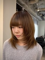 ヒョンミョン ライズバイレボ 柏西口店(hyon myon/RISEbyREVO) ミディアムレイヤー/ハッシュカット