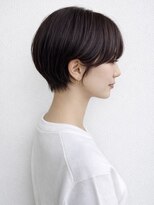 エアー 青山(AIR)&nbsp;丸みショートシースルーバングくびれボブマッシュショート