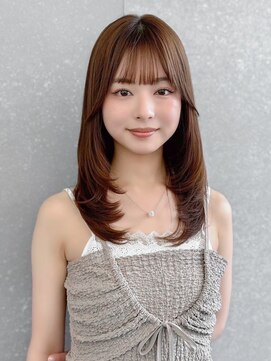 ロンドクレール 川崎(Lond clair) グレーブラウン/ミディアムレイヤー/ダークアッシュ/川崎43