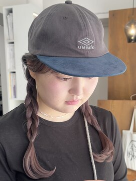 シベルバレー 横浜(sibell) ロングレイヤーカット顔周りレイヤーウルフハッシュカット韓国