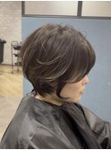 くすみカラーショート