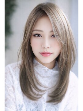 モナザスカイ 栄(MONA the SKY) 【MONA】ロングレイヤー/ロイヤルミルクティー/ヘルシーヘア