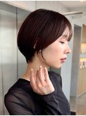 コンパクトショートカット丸みショートくびれショートボブ表参道