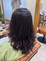レイファ(REIFA)&nbsp;根元縮毛矯正+デジタルパーマ＋カラーリング＋潤いTRカット込み