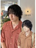 メンズボブパーマ【清潔感を出してスタイリングを楽に！】