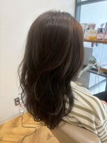 ヘア ルーナ バイ アプリーレ(hair lune by Aprire) セミウェットウェーブ透け感立体感ゆるふわハイライトロングヘア