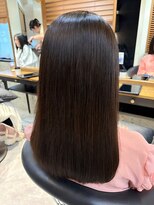ヘアリゾート粋 トゥジュ 池袋東口店(tujuh)&nbsp;艶髪ロング/ダークブラウン/ストレート/髪質改善