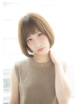 サロンドミルク 原宿(salon de MiLK) 【salon de MiLK 原宿】大人かわいいワンカールショートボブ