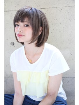 ヘアーアンドメイク シーク 吉祥寺(HAIR&MAKE SeeK) 『伸ばしかけでもカワイイ』ワンカールアッシュボブ