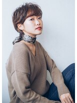 ヘアメイクエイト 丸山店(hair make No.8)&nbsp;【No.8＊岩切祐樹】耳掛けショート×ポイントカラー