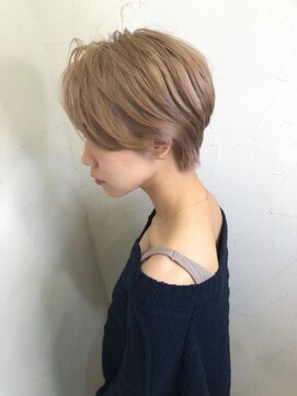 レイール 下北沢(Reir) 【reir下北沢】*マニッシュショート+ブロンドベージュ*