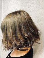 ヘアサロンエム 川越(HAIR SALON M)&nbsp;外ハネボブ/アッシュブラウン/ネオウルフ/デザインカラー