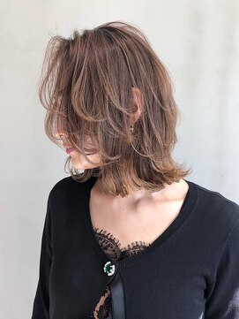 アイティー バイ アルバム 浦和店(IT by ALBUM) ウルフロブ_ココアブラウンフリンジウェーブ_ba278663