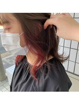 シーラス(cirrus)&nbsp;【mori担当】ナチュラルベージュ×インナーレッド20代/30代/40代