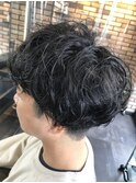 カーリーマッシュヘア