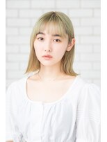 パノラ(PANOLA)&nbsp;ブリーチ/オリーブカラー/ハイトーン