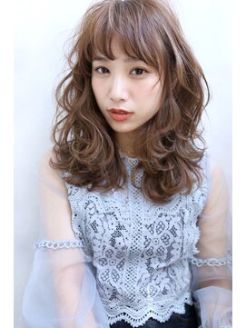 ブラン 広島八丁堀(Blanc) 【Blanc 広島】ヴェールウェーブ/ハイライト/セミロング