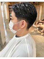 表参道roijir ナチュラルフェード×サイドパート