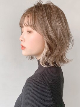 キリ 表参道(kyli) ★ミルクティーブロンドデジタルパーマワンホンレイヤー