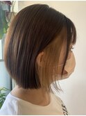 インナーカラー×ベージュ
