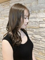 アロマ ヘアルーム 池袋店(AROMA hair room) 大人可愛い20代30代小顔カット顔周りレイヤーシルキーベージュ♪