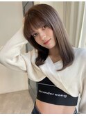 メルティーカラーフェミニンロング似合わせカット[原宿/表参道]
