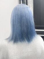 ココ 本八幡(KOKO)&nbsp;#10代20代30代#ケアブリーチ#ダブルカラー#ペールブルー #水色