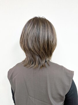 トップヘアー 玉島店(TOP HAIR) 《TOPHAIR 玉島店/ ちゃみ》ショートウルフ×アッシュグレー