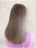 20代30代40代大人可愛いミルクティーベージュ艶髪透明感