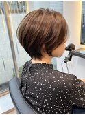 30代40代50代絶壁解消ひし形小顔前下がりショートボブ【ERIKA】