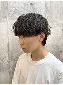 野暮ったスタイル×MIXパーマ
