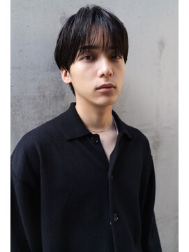 アニー(ANY) センターパート、メンズヘア、マッシュ、ニュアンスパーマ