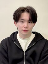 ビューエヒメ(VIEW EHIME)&nbsp;韓国風センターパートシースルーバングメンズ透明感カラー