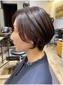 《前地 麻衣》大人キレイ/ショートカット/ナチュラルブラウン
