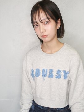 バース(BIRTH) 天神【BIRTH】シースルーワイドバング×美髪ミニボブ　3