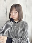 ナチュラルストレートボブスタイル