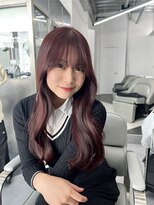 ミニョン(mignon)&nbsp;韓国/ダブルカラー/ブリーチ/ピンク/学割U24/新越谷/南越谷/草加