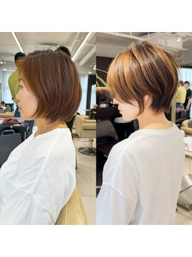 バンプ ギンザ(BUMP GINZA) 30代40代50代ショート白髪ぼかし白髪染め髪質改善ハイライト井