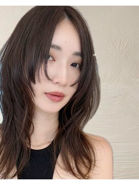 アルノー 博多口店(Arno) 【Arno】韓国ハッシュカット/ブルーブラック/レイヤーカット