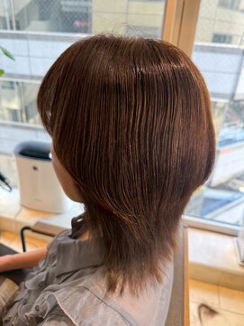 ヘアリゾート粋 ティガ 池袋店(tiga) ショートウルフ/オレンジブラウン