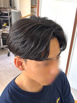 メゾン(Maison) ニュアンスフェザーパーマ/センターパート/名古屋/栄