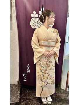 ◎訪問着レンタル着付けヘアセット